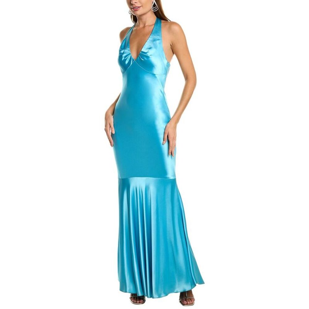 Issue New York Womens V-Neck Gown